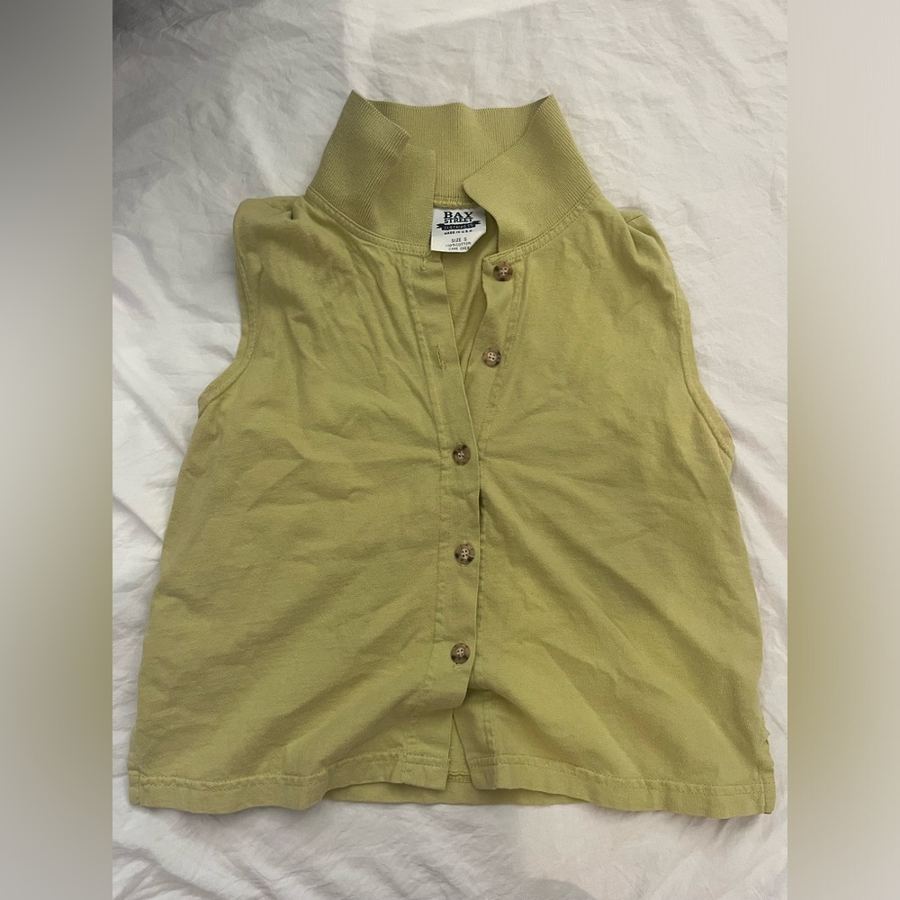 cute green vest